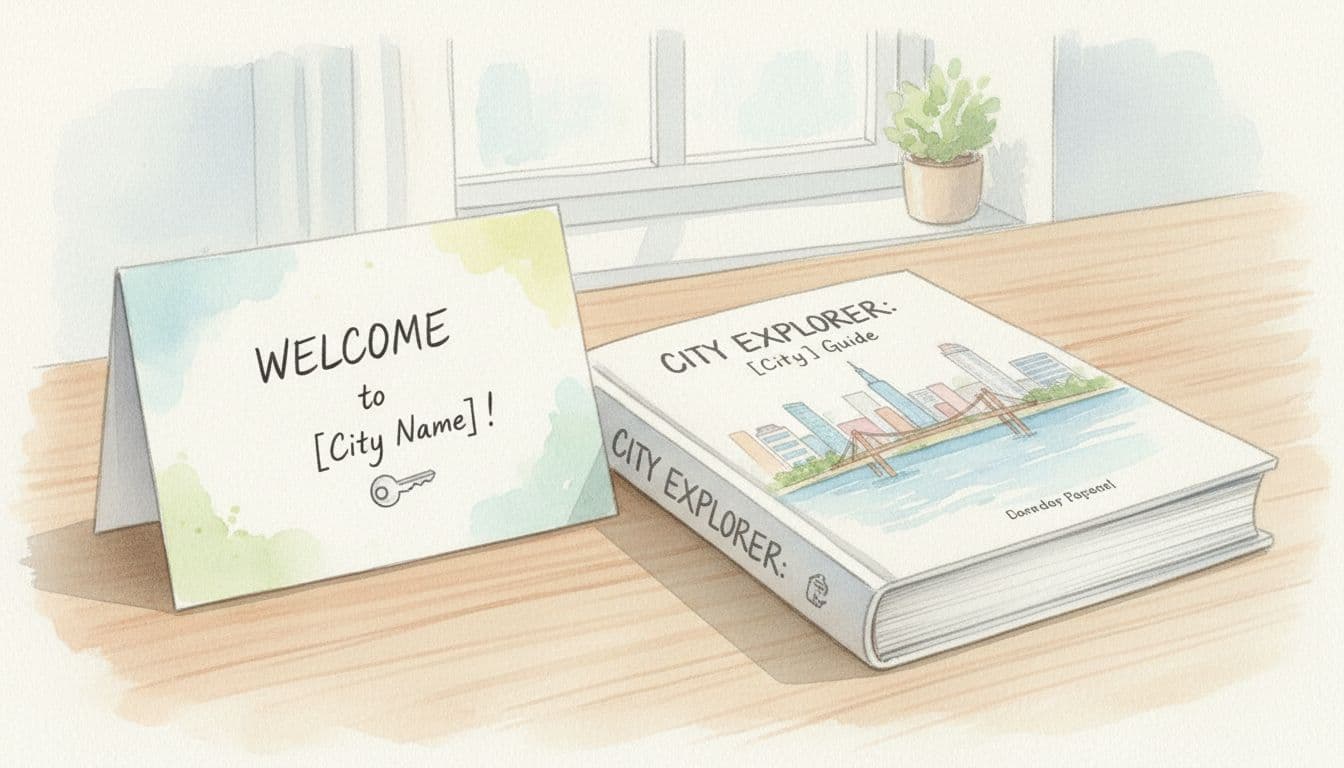 Welcome Note or Local Tips Guide